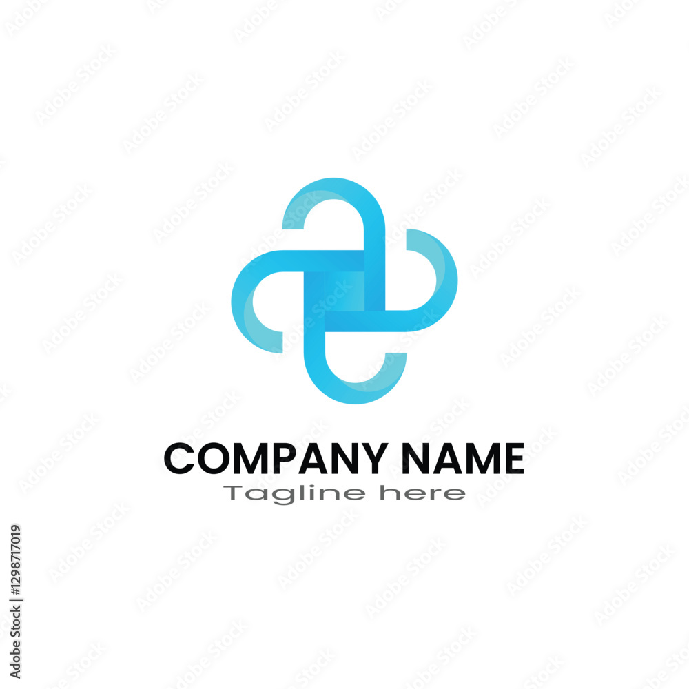 Modern, Abstract, Cyan Logo Design for a Company Modern, Abstract, Cyan Logo Design for a Company