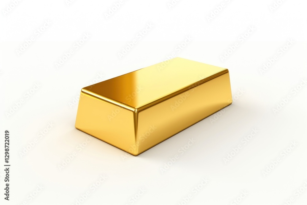 Gold box white background currency. Gold box white background currency.