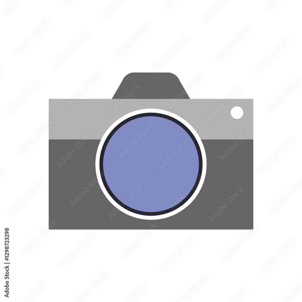 “Icon of a mobile device camera. Camera icon on a white background. EPS10” “Icon of a mobile device camera. Camera icon on a white background. EPS10”