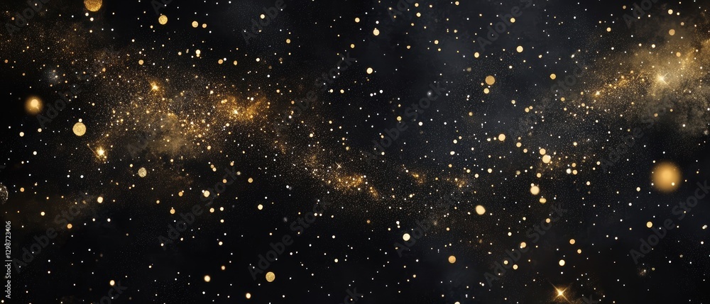 Fototapeta premium Starry night sky with galaxies, bright celestial bodies, deep space exploration, mystical universe, astronomical phenomena, vast cosmic scene, infinite stars.