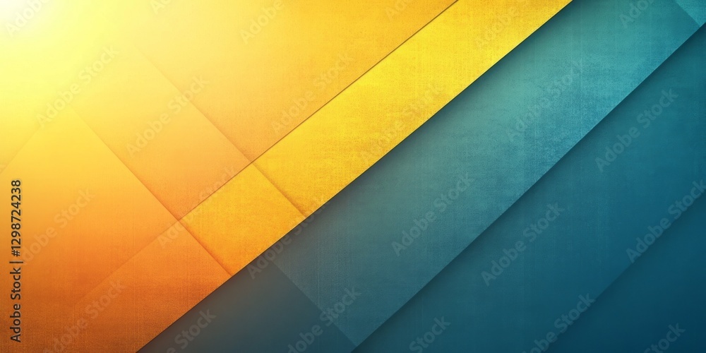 Abstract layered background with textured teal and golden surfaces Abstract layered background with textured teal and golden surfaces