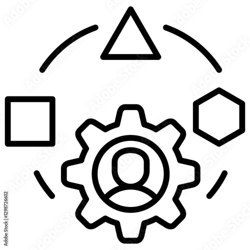 Adaptive Line Icon
