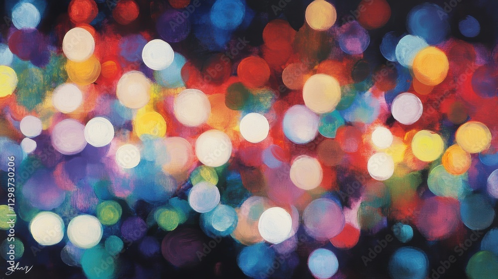 Colorful bokeh lights in vibrant hues creating a festive atmosphere for holiday celebrations, events, and creative design projects in artistic backgrounds. Colorful bokeh lights in vibrant hues creating a festive atmosphere for holiday celebrations, events, and creative design projects in artistic backgrounds.