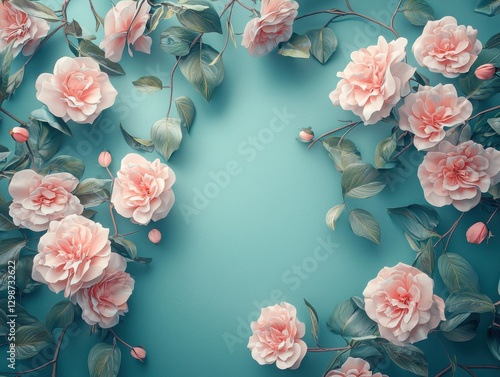 A vibrant bunch of delicate pink flowers in full bloom showcasing nature's beauty and colorful elegance