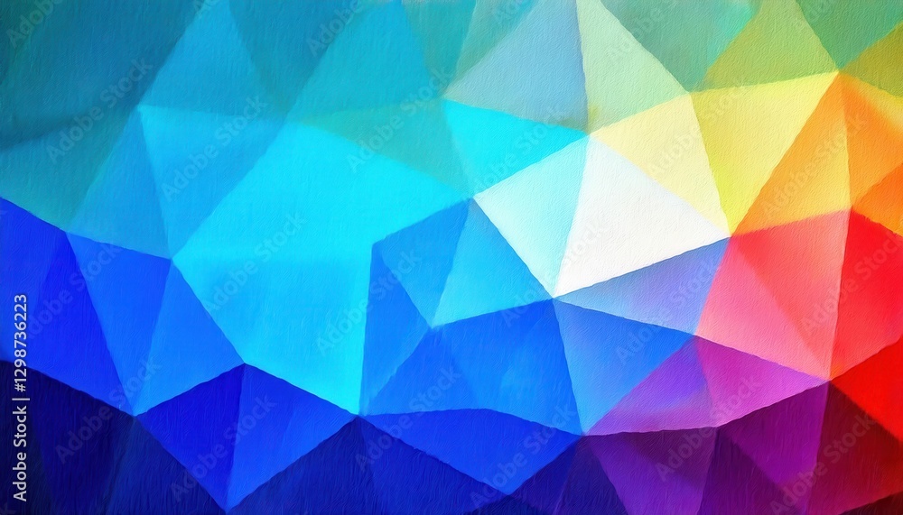 vibrant geometric polygonal abstract background with blue, red, and yellow hues, perfect for modern design and digital art vibrant geometric polygonal abstract background with blue, red, and yellow hues, perfect for modern design and digital art