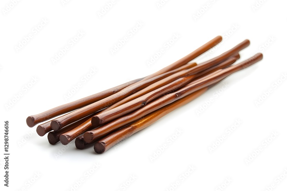 Sandalwood stick isolated on white background. Sandalwood stick isolated on white background.