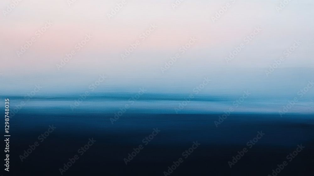 Fototapeta premium Abstract landscape with soft pastel colors creating a tranquil background, ideal for meditation, relaxation, and artistic designs featuring nature.