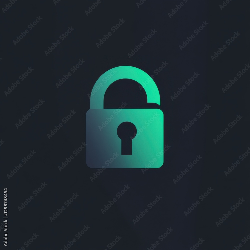 Modern vector logo with lock icon and bold font, dark gray and green colors, corporate security and trust branding Modern vector logo with lock icon and bold font, dark gray and green colors, corporate security and trust branding