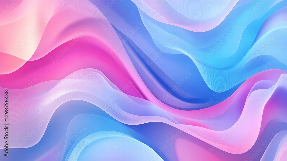 Fototapeta premium abstract pastel wave background