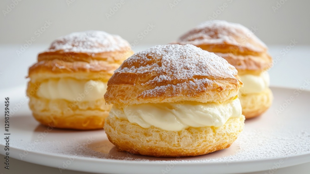 “Classic French Pastry: Light and Airy Cream Puffs” “Classic French Pastry: Light and Airy Cream Puffs”