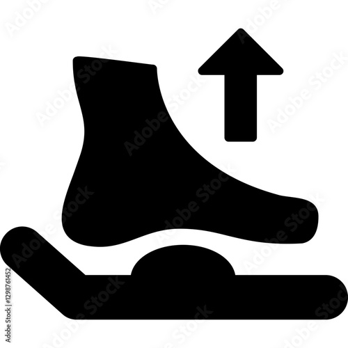 Flat Foot Icon