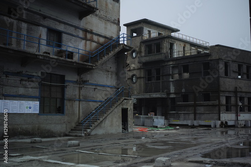 old factory in the city