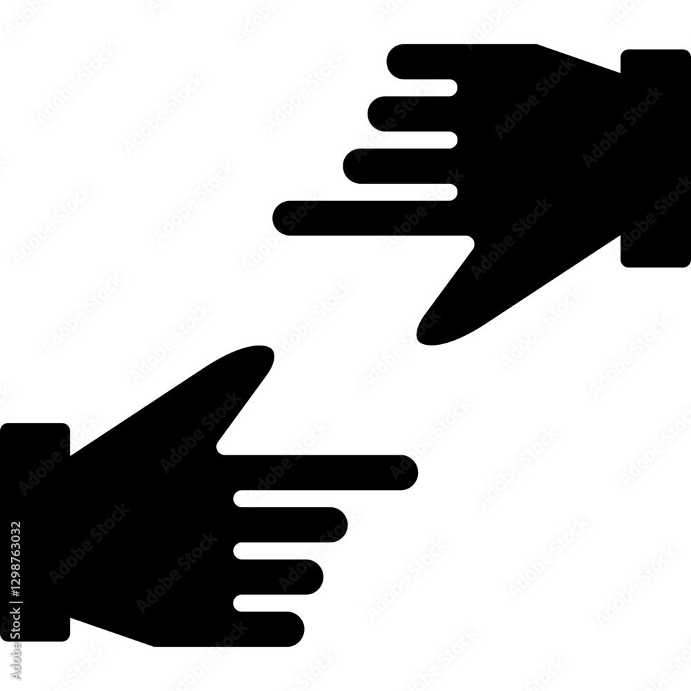 Hand Frame Icon Hand Frame Icon