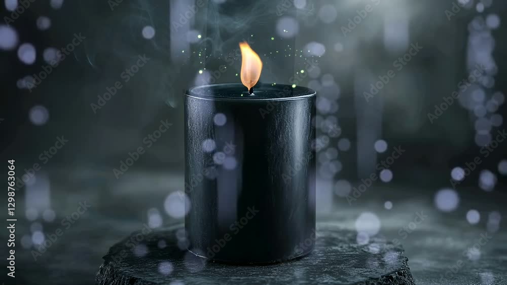 Vela de luto para celebrar el fondo de animación en bucle del día conmemorativo 4k