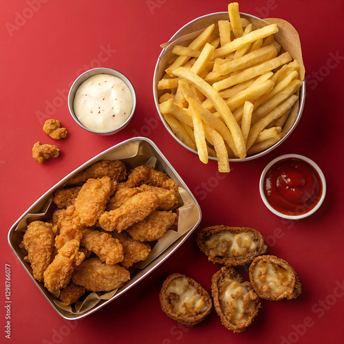 fried chicken nuggets