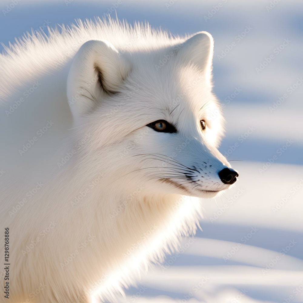 Obraz premium fox in snow