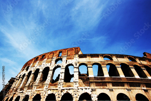 Photography colosseum in rome italy