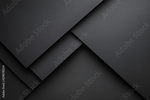 Abstract dark gray geometric background.