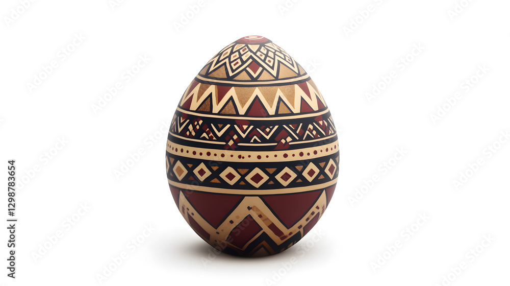 A pysanka with ancient Trypillian-inspired symbols, deep earthy tones and sharp geometric contrasts, high-resolution texture, white background, painted easter egg
A pysanka with ancient Trypillian-inspired symbols, deep earthy tones and sharp geometric contrasts, high-resolution texture, white background, painted easter egg