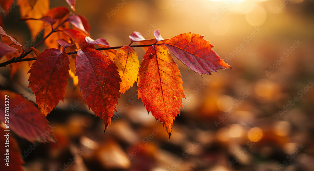 red autumn leaves red autumn leaves