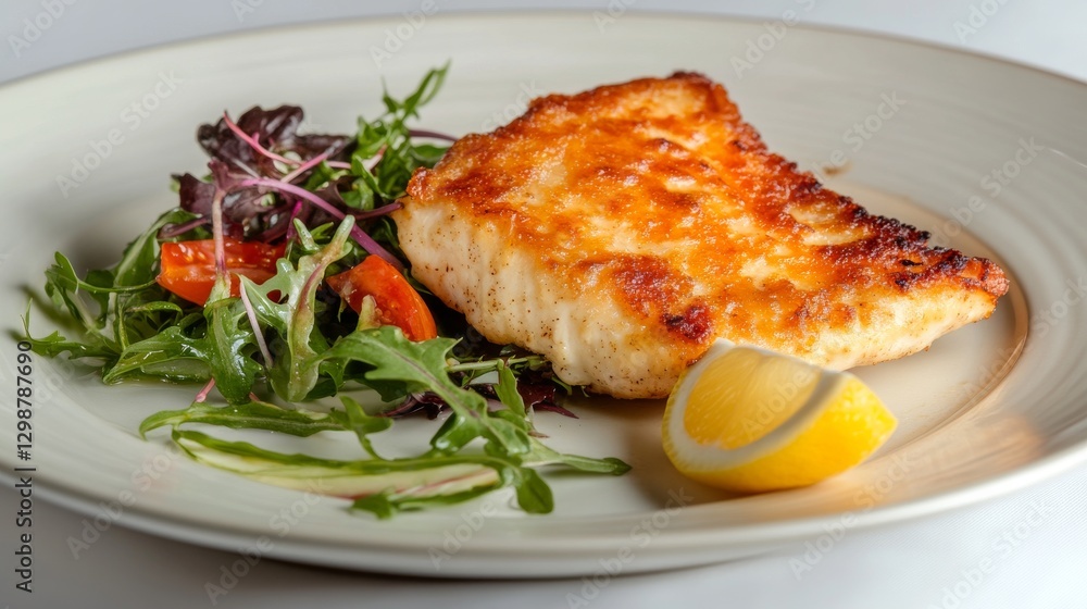 Crispy Baked Fish with Lemon and Greens
Crispy Baked Fish with Lemon and Greens