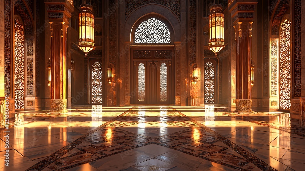 Obraz premium Grand Arabian Palace Interior
