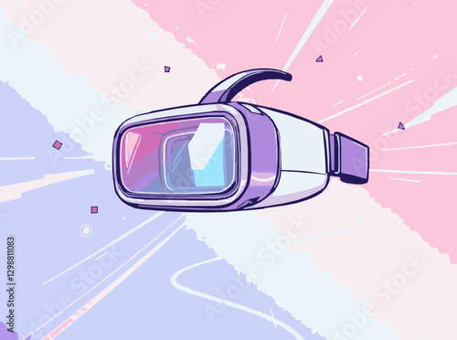 Immersive Virtual Reality Experience with 3D Glasses