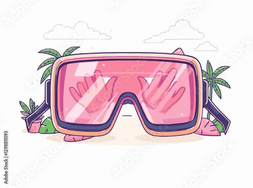 Immersive Virtual Reality Experience with 3D Glasses