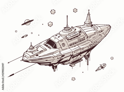 Interstellar Travel Concept with Colony Settlements