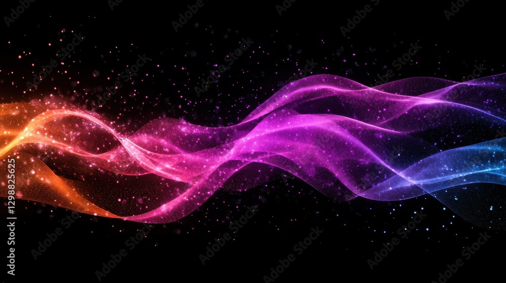 Fototapeta premium Fireworks Show with Colorful Streaks and Bursts