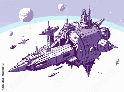 Digital Vector of Space Settlements for Cosmic Exploration