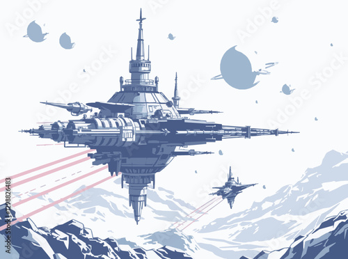 Digital Vector of Space Settlements for Cosmic Exploration