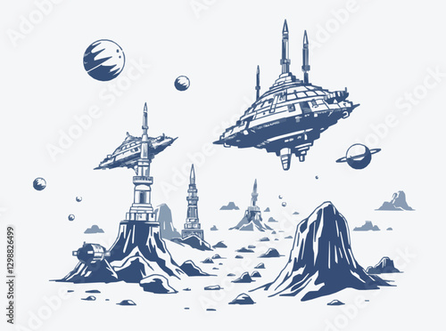 Digital Vector of Space Settlements for Cosmic Exploration
