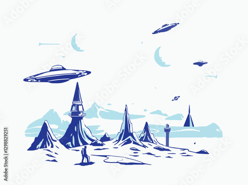 Galactic Colonization Concept with Sci-Fi Elements