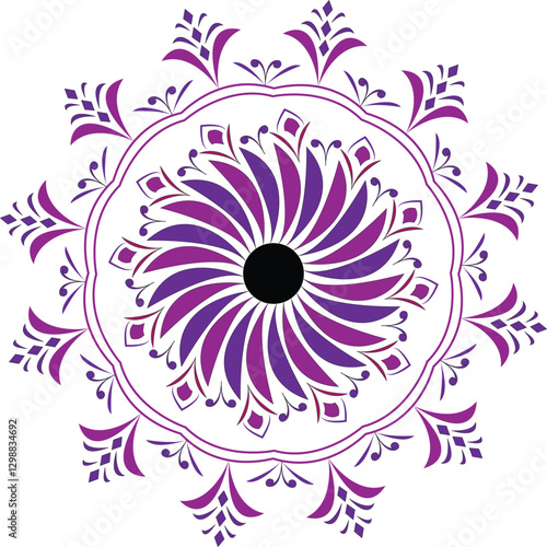 abstract purple color flower background