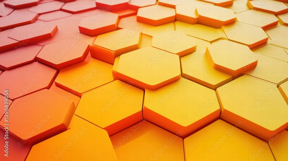 abstract hexagon background orange yellow gradient abstract hexagon background orange yellow gradient