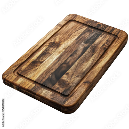 Elegant Wooden Cutting Board Perfect for Cooking and Food Preparation in a Mo...