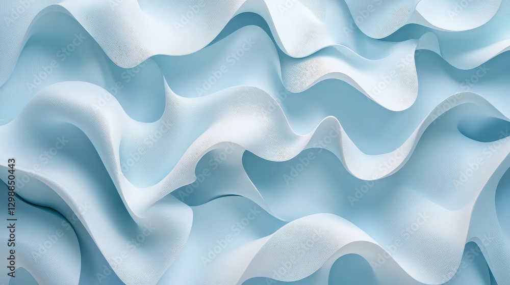 Textured waves create a calming blue surface, highlighting the beauty of fluid design in modern art, perfect for interior decor or digital backgrounds Textured waves create a calming blue surface, highlighting the beauty of fluid design in modern art, perfect for interior decor or digital backgrounds