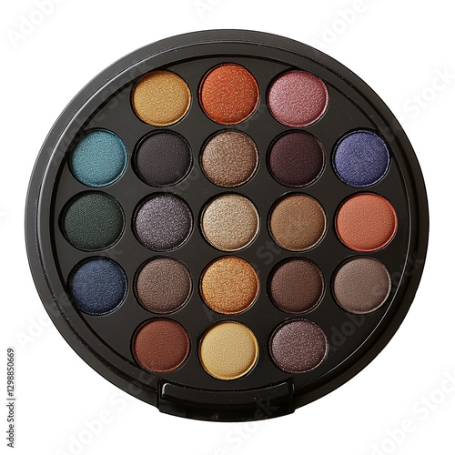 Colorful Palette Featuring 24 Shimmering Eyeshadow Shades for Versatile Makeu...