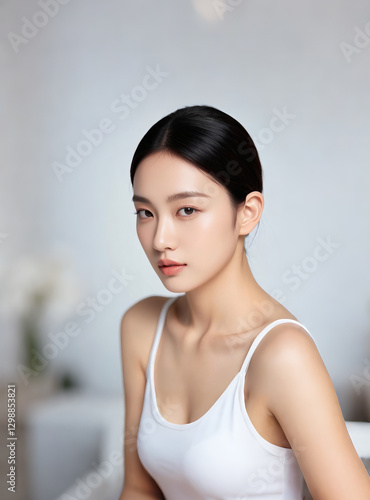 맑고 깨끗한 화장품 여성 모델 Free Download 맑고 깨끗한 화장품 여성 모델 - GFXLoad