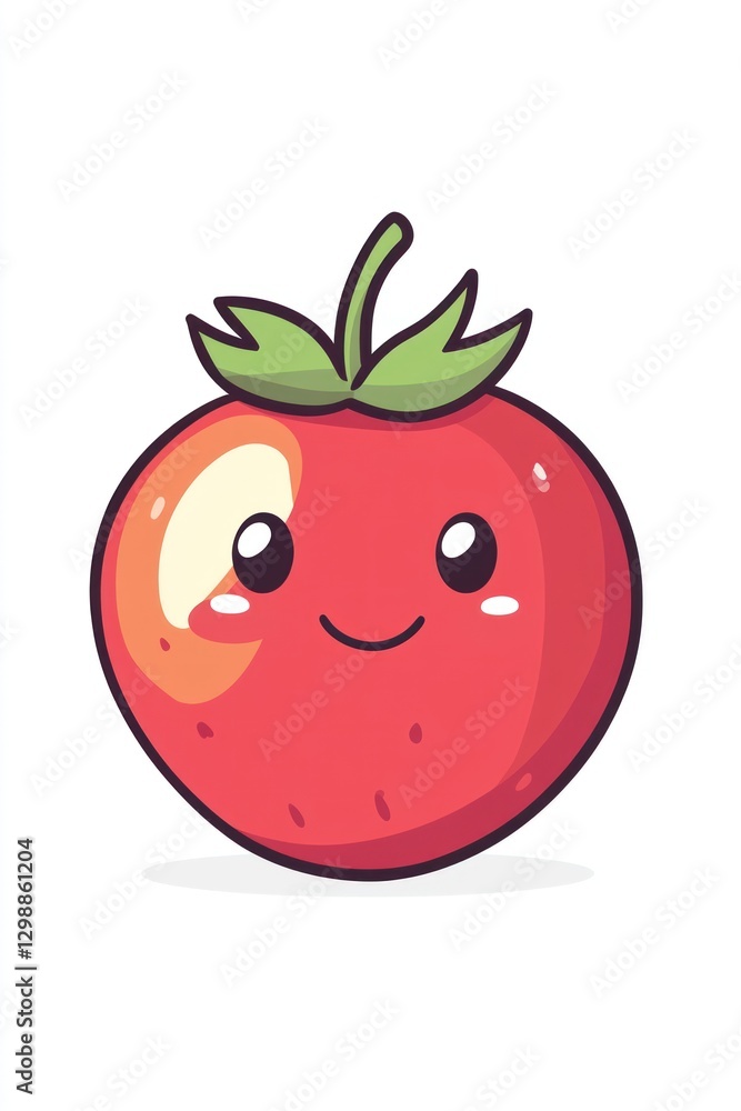Cute cartoon tomato character Cute cartoon tomato character