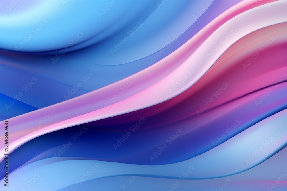 Fototapeta premium colourful abstract background with light blue and pink. Abstract purple background with waves