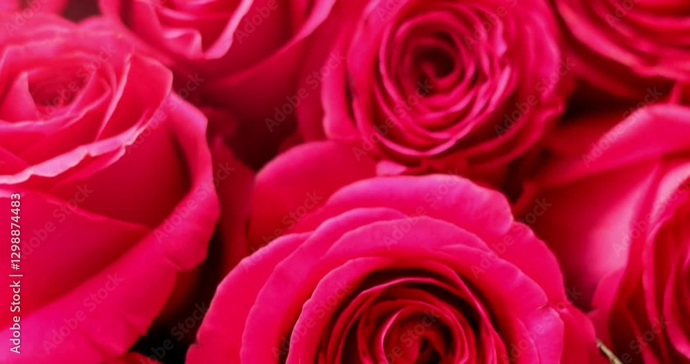 Flower bouquet from red or pink roses for valentine's day, mother day. Concept proposal for marriage, anniversary, blossom bouquet 101 roses Flower bouquet from red or pink roses for valentine's day, mother day. Concept proposal for marriage, anniversary, blossom bouquet 101 roses
