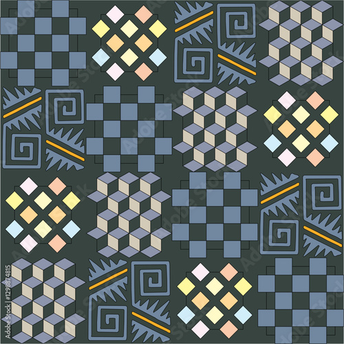 Seamless pattern. Original background for your design. Vector eps10