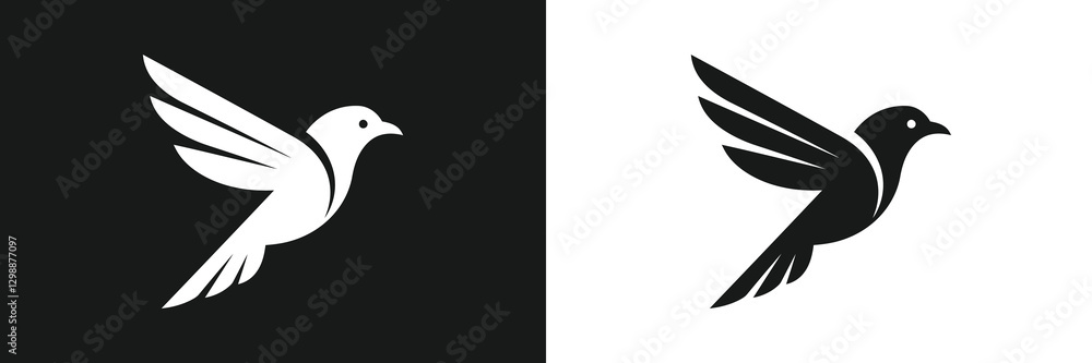 Obraz premium Bird logo design vector