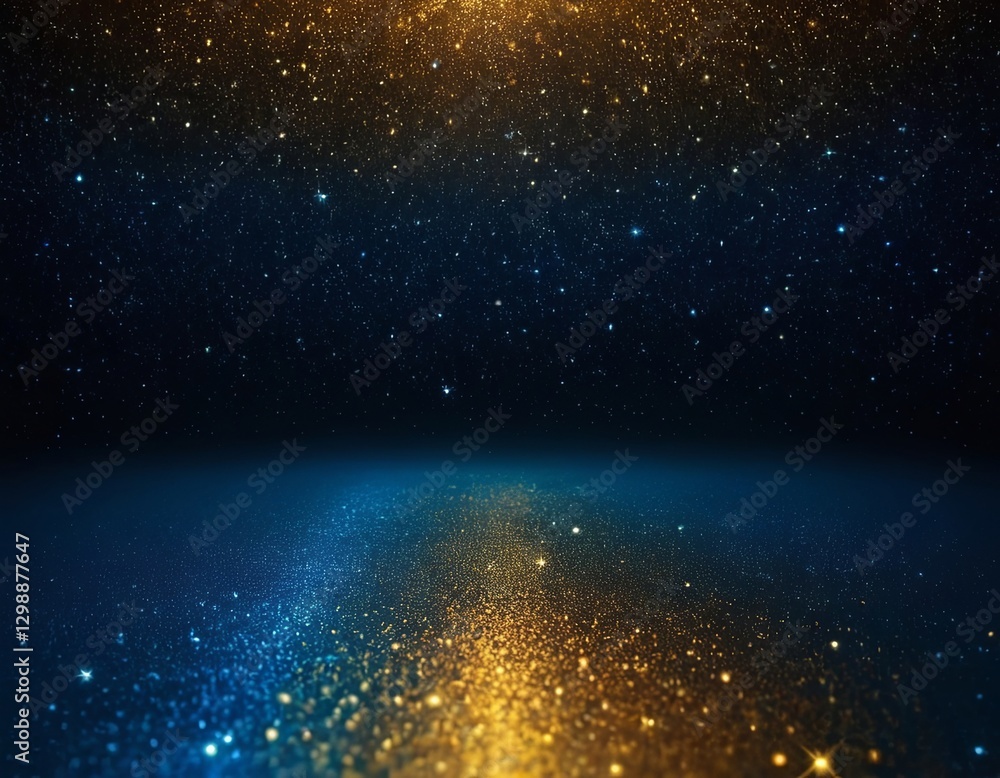 A mesmerizing night sky filled with sparkling stars and shimmering golden hues, creating a cosmic atmosphere. A mesmerizing night sky filled with sparkling stars and shimmering golden hues, creating a cosmic atmosphere.