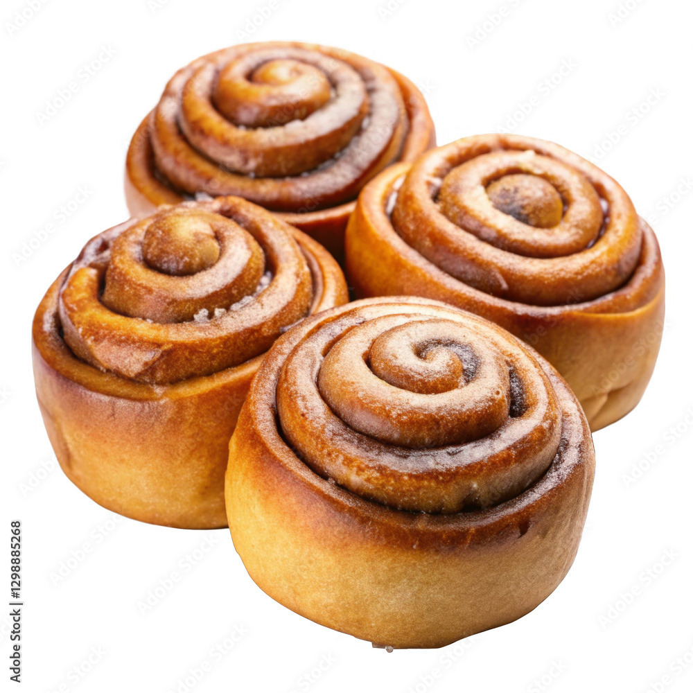 Cinnamon Rolls isolated on a transparent background. Cinnamon Rolls isolated on a transparent background.