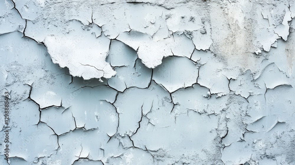 Cracked and Peeling Light Blue Paint Surface Texture Cracked and Peeling Light Blue Paint Surface Texture
