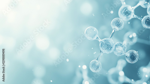 Wallpaper Mural Stunning Visualization of Molecules: A Deep Dive into the Microscopic World Torontodigital.ca