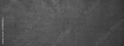 Panel kuchenny z motywem black grey anthracite stone concrete texture background panorama banner long